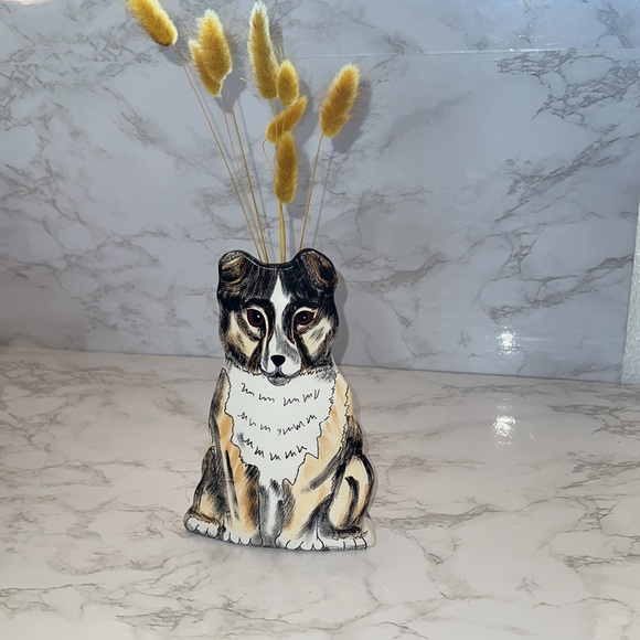 Dogs by Nina Vase - Sheltie, Collie, Boarder Collie, Shepard vintage Adorable - Picture 8 of 10